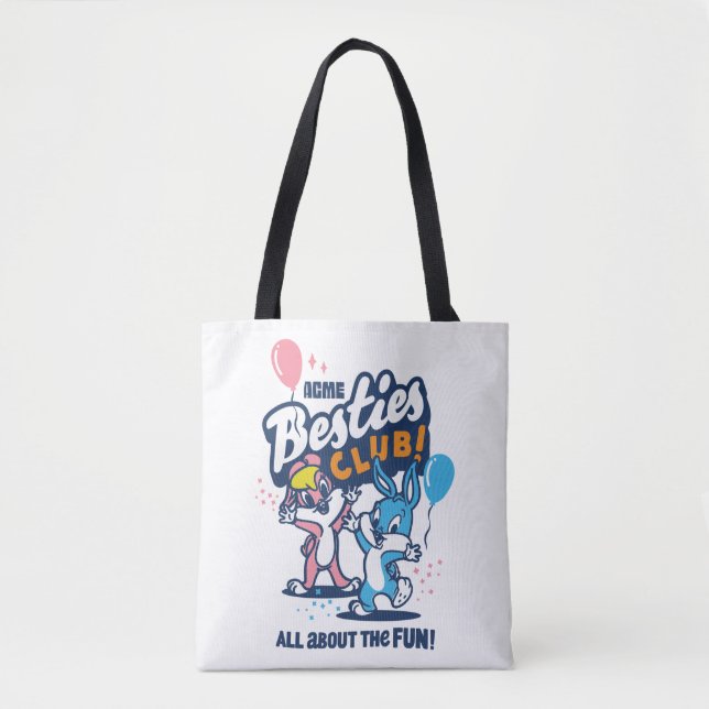 Bolsa Tote Baby Lola e INSETOS BUNNY™ - Besties Club! (Frente)