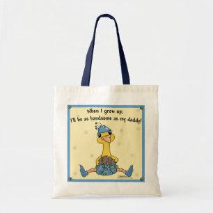 Bolsa Tote Baby Peacock Handsome como pai