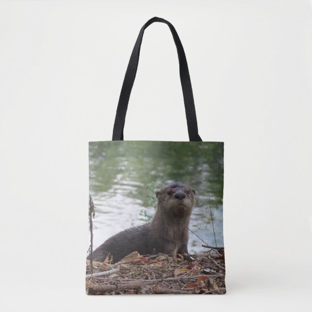 Bolsa Tote Baby River Otter (Frente)