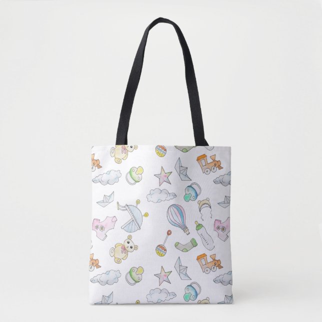 Bolsa Tote Baby Trinkets (Frente)
