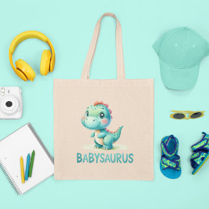 Bolsa Tote Babysaurus personalizável