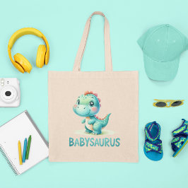 Bolsa Tote Babysaurus personalizável