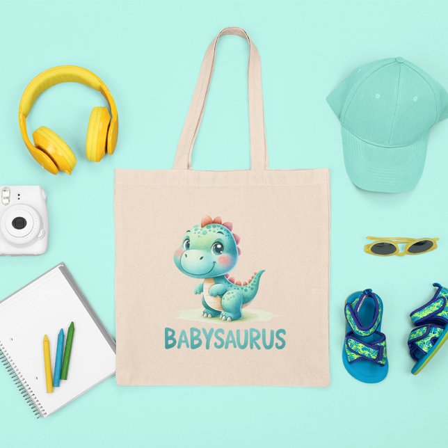 Bolsa Tote Babysaurus personalizável (Criador carregado)