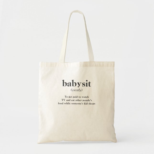 Bolsa Tote Babysit (Frente)