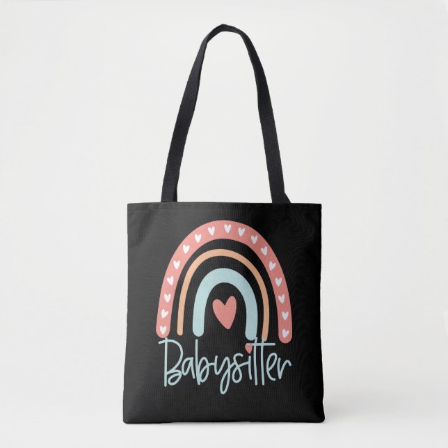 Bolsa Tote Babysitter Nanny Gift (Frente)
