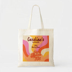 Bolsa Tote Bach à Bachelorette Sunset Retro Groovy, 70