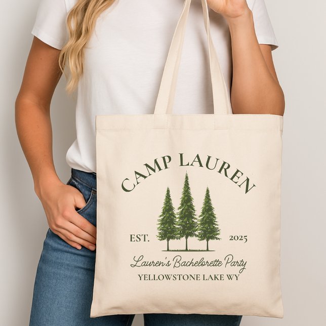 Bolsa Tote Bach Camp, Presente Personalizado para  (bach camp tote bag, bride camp tote, custom bachelorette gift, bachelorette party favor, bridal gift)