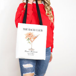 Bolsa Tote Bachelorette Blush do Clube Social Personalizado