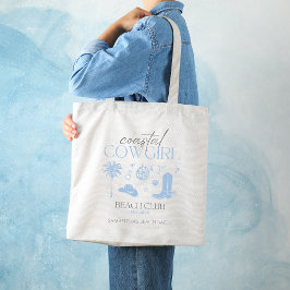 Bolsa Tote Bachelorette Favor do Clube de Praia da Cowgirl Co