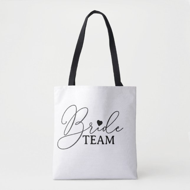 Bolsa Tote Bachelorette party  bag bride team (Frente)