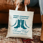 Bolsa Tote Bachelorette Social Club de Teal Rosa<br><div class="desc">Celebre seu fim de semana de solteira em estilo com nossa Rosa claro Teal Cowgirl Bachelorette Social Club Tote Bag. Apresentando uma tenda estética do clube social com botas de vaquinha e tipografia divertida, esta design é perfeita para fins de semana de solteiros em Nashville, Austin, ou qualquer destino. A...</div>
