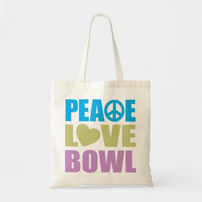 Bolsa Tote Bacia do amor da paz (Frente)