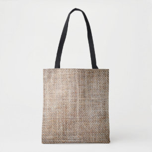 Bolsa Tote Background of burlap hessian