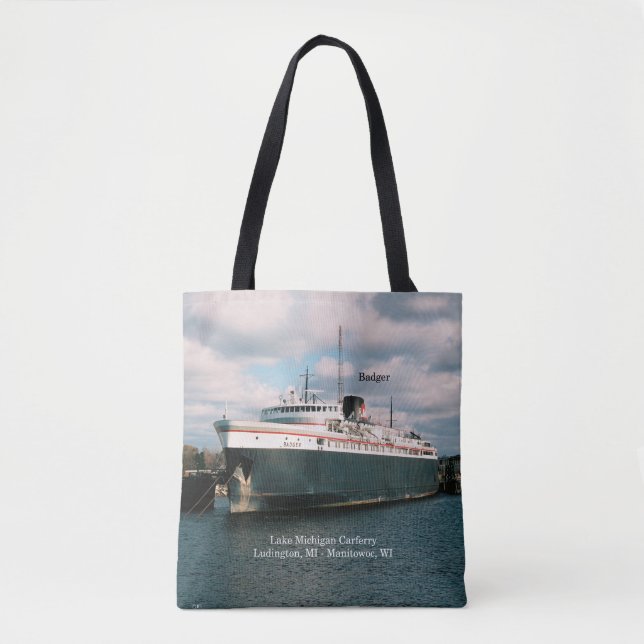 Bolsa Tote Badger por toda a mala (Frente)