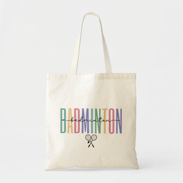 Bolsa Tote Badminton Esportivo & Elegante (Frente)