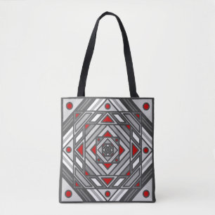 Bolsa Tote Bag All-Over-Impressão da Visão do túnel