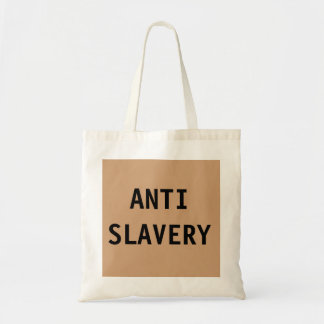 Bolsa Tote Bag Anti Slavery Tan