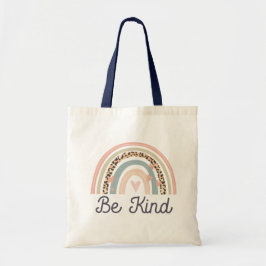 Bolsa Tote Bag Bonito Arco-Íris Branco
