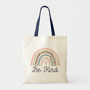 Bolsa Tote Bag Bonito Arco-Íris Branco