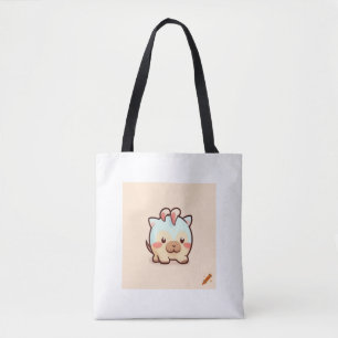 Bolsa Tote "Bag com Design de adesivo de animal bonito - Dive