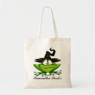 Bolsa Tote Bag da Biblioteca de Sapos do Kids Halloween