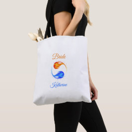 Bolsa Tote Bag da noiva - Flame gêmeo