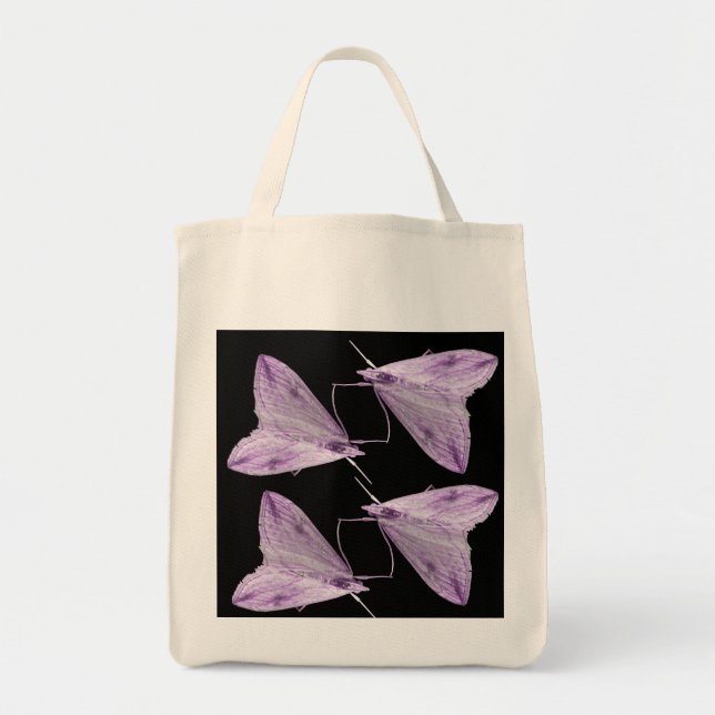 Bolsa Tote Bag de Arte Roxa (Frente)