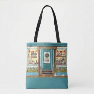Bolsa Tote Bag de Bolo de páscoa Compro de Aquarela Saco