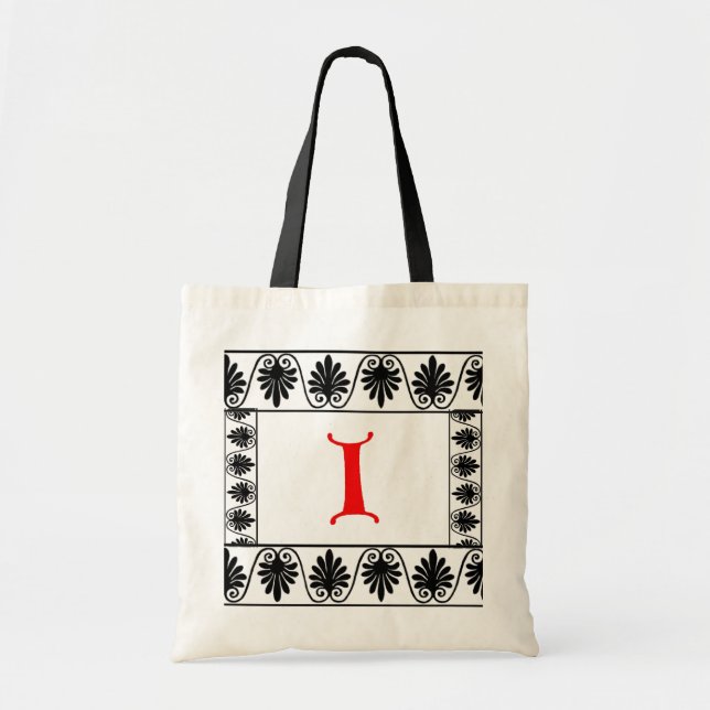 Bolsa Tote Bag de Borda Carta I (Frente)