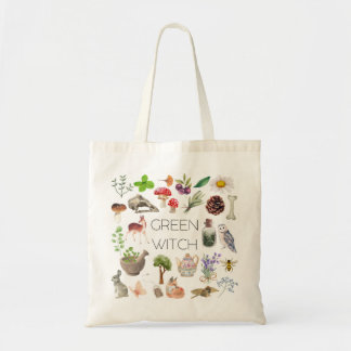 Bolsa Tote Bag de Bruxas Verdes
