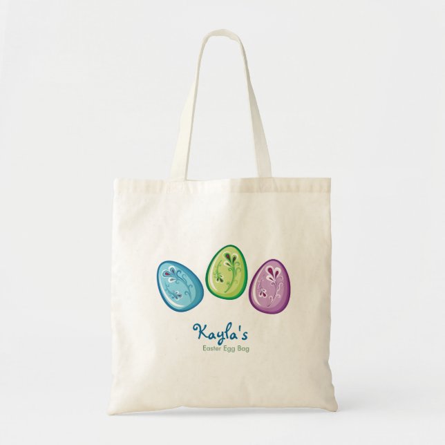Bolsa Tote Bag De Caça De Ovo De Páscoa (Frente)