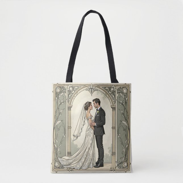 Bolsa Tote Bag de Casamento (Frente)