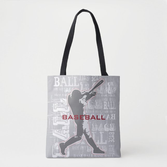 Bolsa Tote Bag de Design de baseball (Frente)
