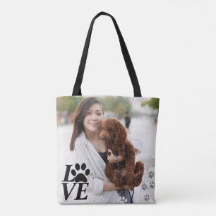 Bolsa Tote Bag de ferramenta de impressão LOVE personalizado 