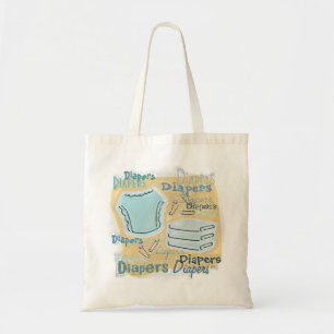 Bolsa Tote Bag de Fralda dimensional