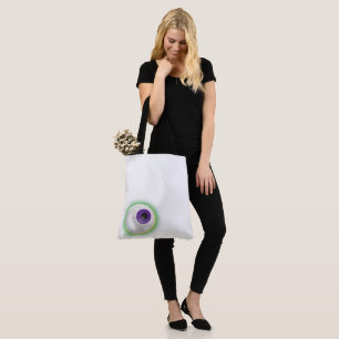 Bolsa Tote Bag de Halloween do Olho Flutuante e Brilhante