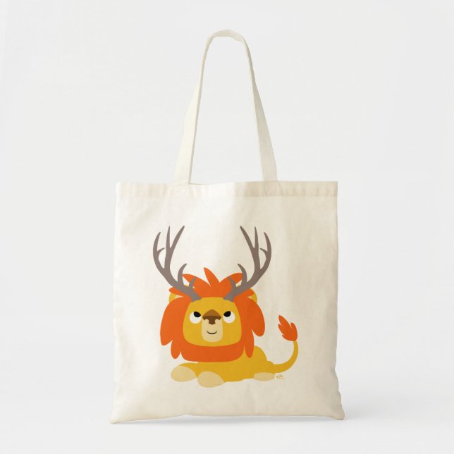 Bolsa Tote Bag de Leão com Ponta (Frente)