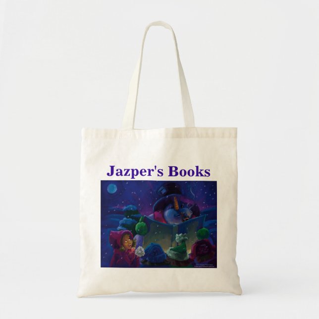 Bolsa Tote Bag de Livro Personalizado de Leitura do Intervalo (Frente)