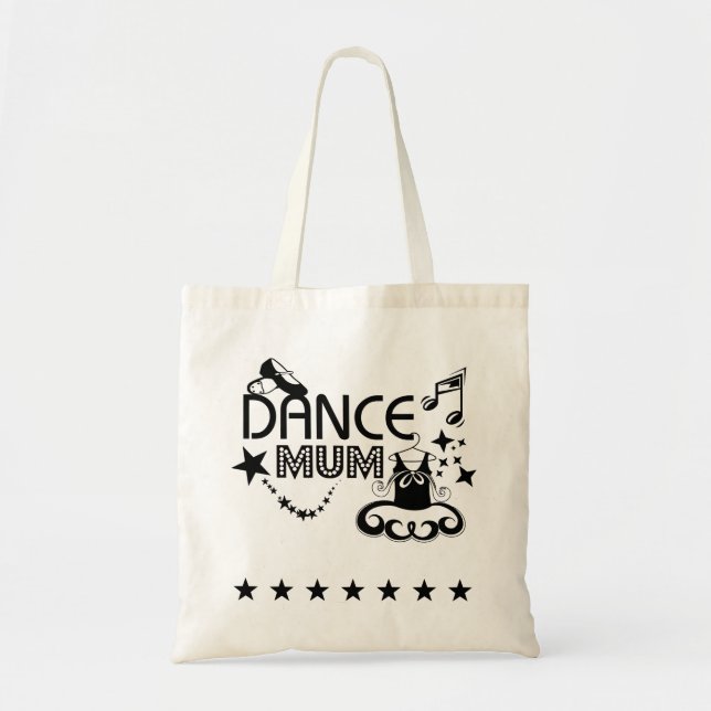 Bolsa Tote Bag de Mãe de dança (Frente)