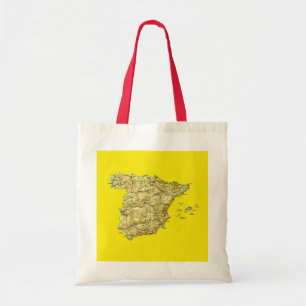 Bolsa Tote Bag de Mapa de espanha