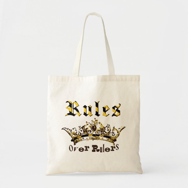 Bolsa Tote Bag de Regras (Frente)
