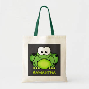 Bolsa Tote Bag de Sapo de desenho personalizado