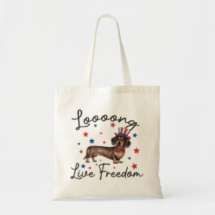 Bolsa Tote Bag de Toque de Liberdade Longa Vida Curta