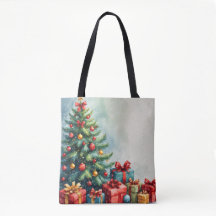 Bag de Toques de Mágica de Natal com Aquarela