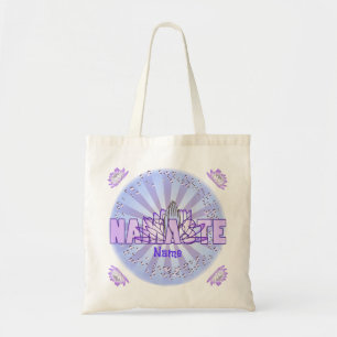 Bolsa Tote Bag de Toques de Mãos de Nome