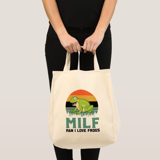 Bolsa Tote Bag de Toques de Sapos (Frente (produto))