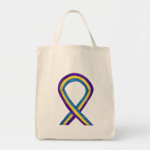 Bolsa Tote Bag de Toques Personalizados de Sensibilização do