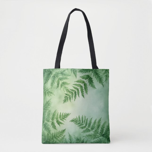 Bolsa Tote Bag de Tota de Aquarela das Víblias Tropicais (Frente)