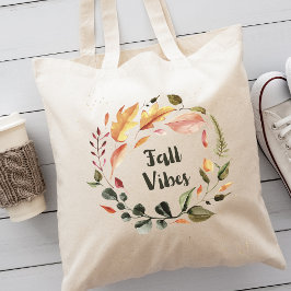 Bolsa Tote Bag de Tota de Aquarela de outono