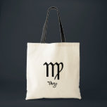 Bolsa Tote Bag de Tota do Virgo<br><div class="desc">Zodiac Virgo Tote Bag. 23 de agosto a 22 de setembro.</div>
